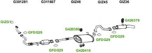 Система выпуска ОГ GT Exhaust 4833