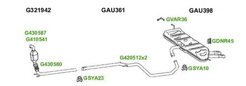 Система выпуска ОГ GT Exhaust 6004