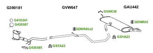 Система выпуска ОГ GT Exhaust 6017