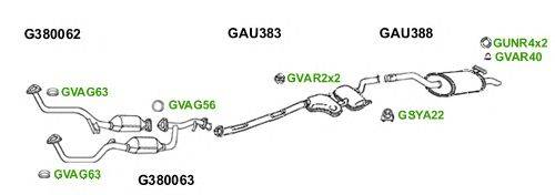 Система выпуска ОГ GT Exhaust 6060