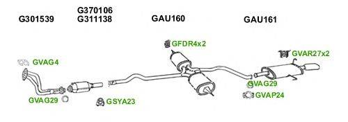 Система выпуска ОГ GT Exhaust 6088