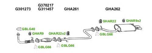 Система выпуска ОГ GT Exhaust 6926