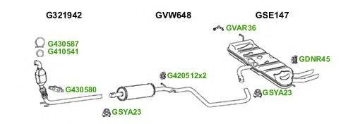 Система выпуска ОГ GT Exhaust 6979