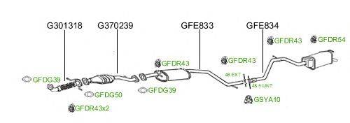 Система выпуска ОГ GT Exhaust 728