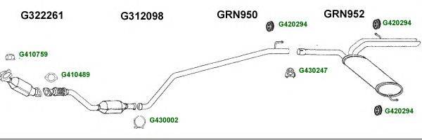 Система выпуска ОГ GT Exhaust 7749