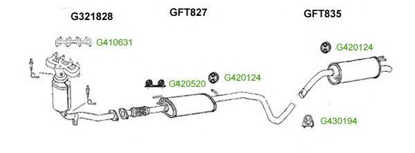 Система выпуска ОГ GT Exhaust 7771