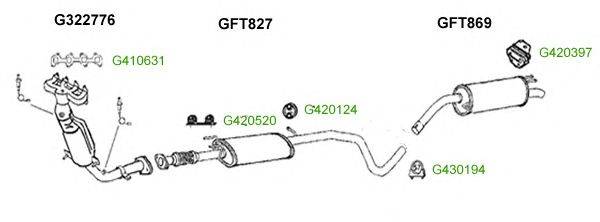 Система выпуска ОГ GT Exhaust 7796