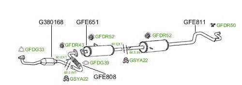 Система выпуска ОГ GT Exhaust 830
