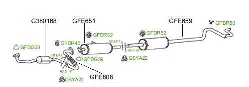 Система выпуска ОГ GT Exhaust 847