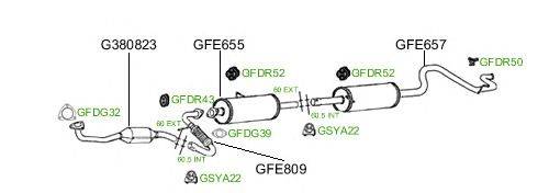 Система выпуска ОГ GT Exhaust 867