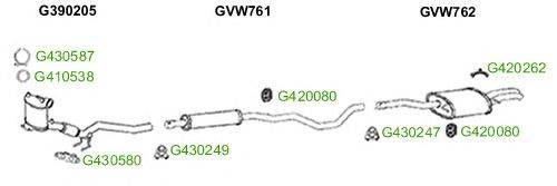 Система выпуска ОГ GT Exhaust 8842