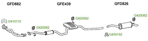 Система выпуска ОГ GT Exhaust 9241