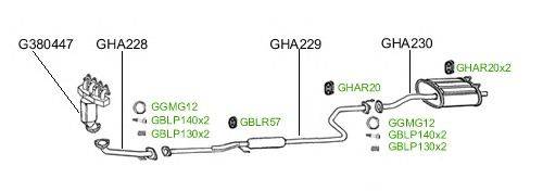 Система выпуска ОГ GT Exhaust 935