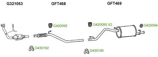 Система выпуска ОГ GT Exhaust 9477