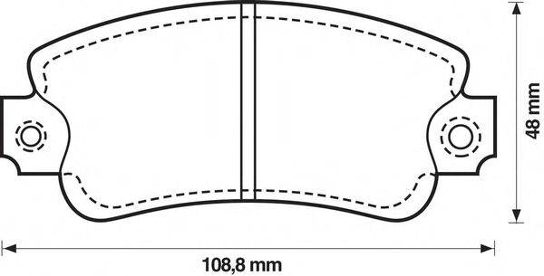 Комплект тормозных колодок, дисковый тормоз METZGER 180418