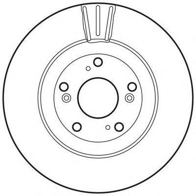 Тормозной диск BENDIX 562807BC