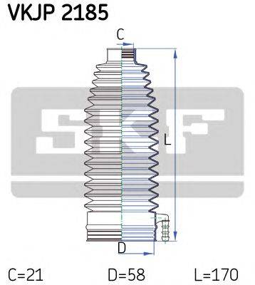 Комплект пылника, рулевое управление SKF VKJP 2185