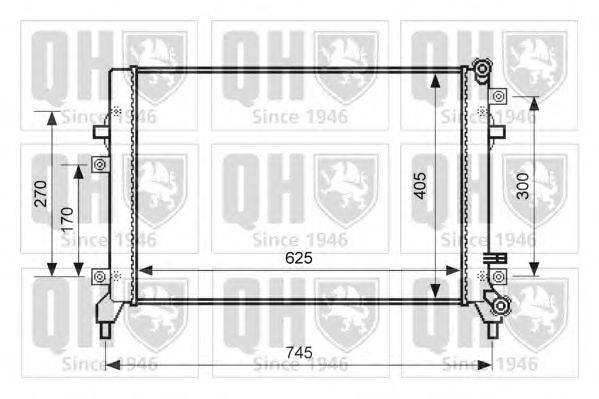 Радиатор, охлаждение двигателя QUINTON HAZELL QER2618
