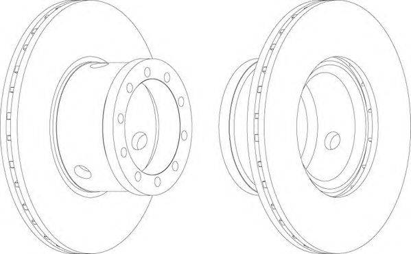 Тормозной диск FERODO FCR101A