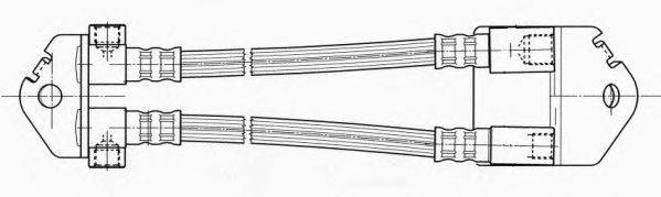 Тормозной шланг FERODO FHY2573