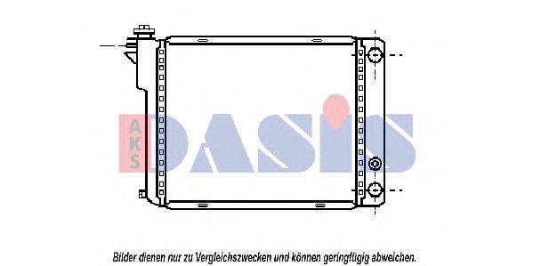 Радиатор, охлаждение двигателя AKS DASIS 26351