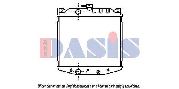 Радиатор, охлаждение двигателя AKS DASIS 2202701