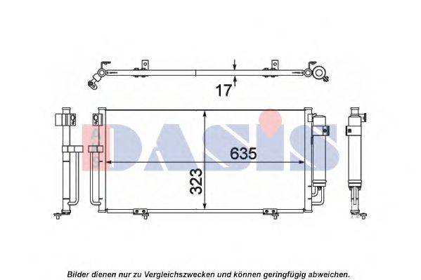 Конденсатор, кондиционер AKS DASIS 352016N