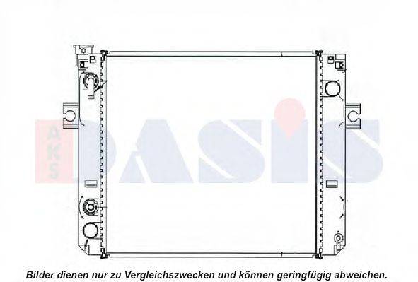 Радиатор, охлаждение двигателя AKS DASIS 450021N