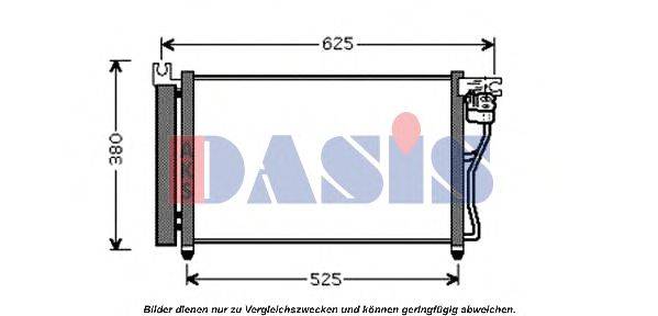 Конденсатор, кондиционер AKS DASIS 562009N