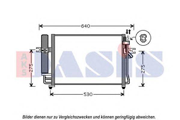 Конденсатор, кондиционер AKS DASIS 562029N