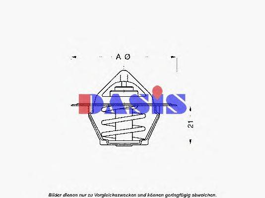 Термостат, охлаждающая жидкость AKS DASIS 332888