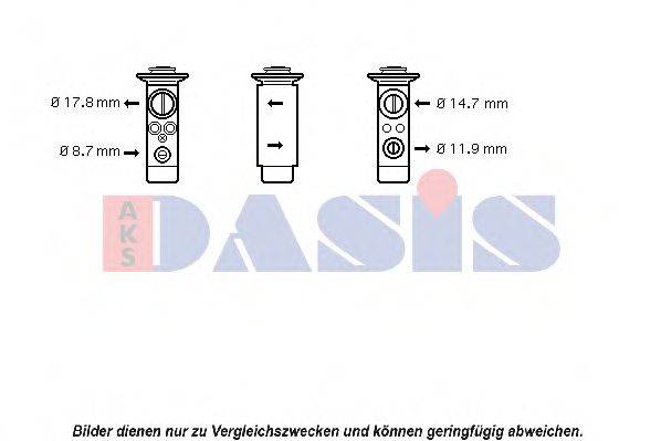 Расширительный клапан, кондиционер AKS DASIS BW1239