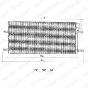 Конденсатор, кондиционер DELPHI TSP0225393