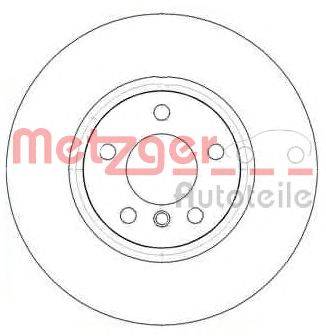Тормозной диск METZGER 23-1260C