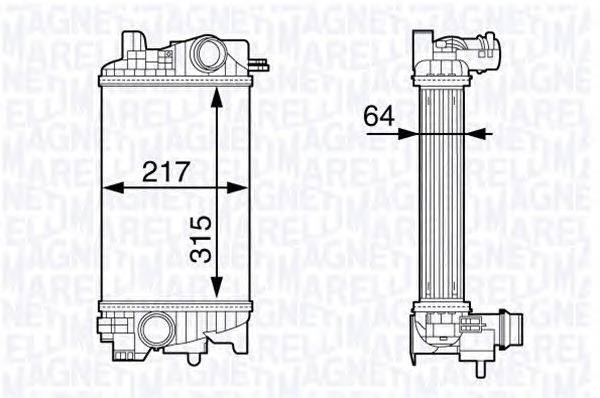 Интеркулер MAGNETI MARELLI 351319203030