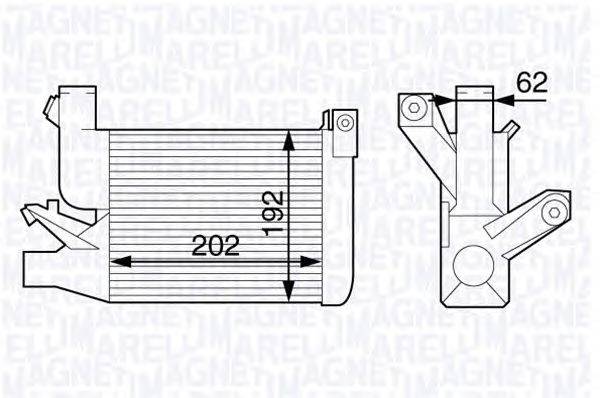 Интеркулер MAGNETI MARELLI 351319203290