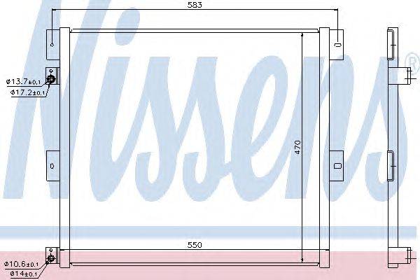 Конденсатор, кондиционер NISSENS 940133