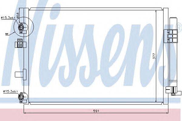 Конденсатор, кондиционер NISSENS 940182