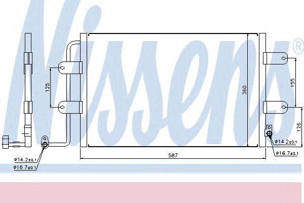 Конденсатор, кондиционер NISSENS 940305