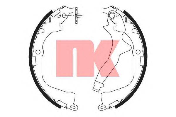 Комплект тормозных колодок NK 2747816