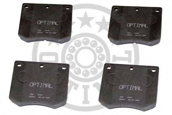 Комплект тормозных колодок, дисковый тормоз OPTIMAL 9109