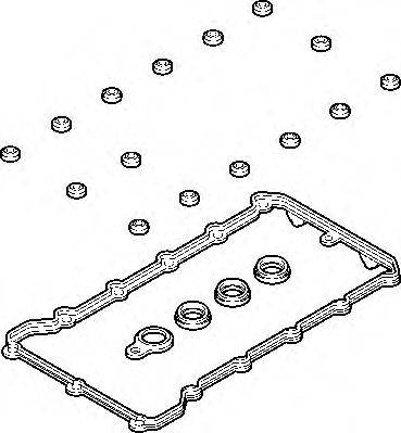 Комплект прокладок, крышка головки цилиндра ELRING 135.391