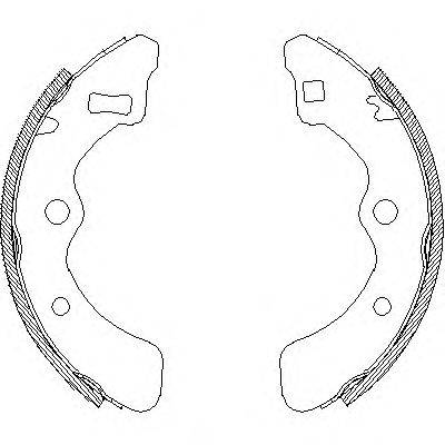 Комплект тормозных колодок ROADHOUSE 4061.00