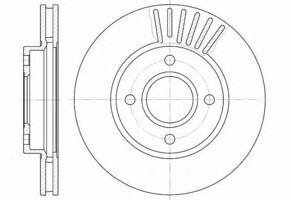 Тормозной диск A.P. 24439E