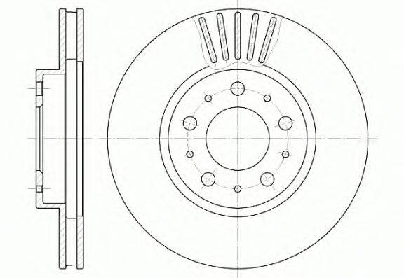 Тормозной диск A.P. X24453