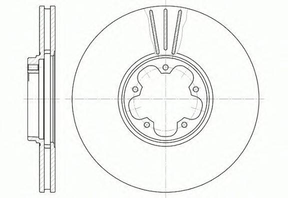 Тормозной диск A.P. 24806E