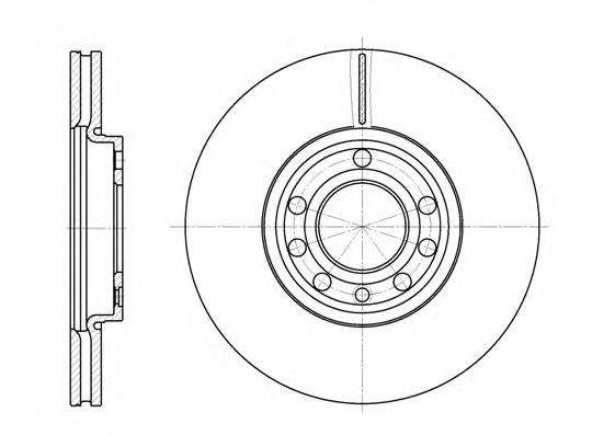 Тормозной диск A.P. 24846V