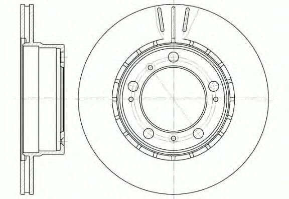 Тормозной диск ROADHOUSE 61126.10