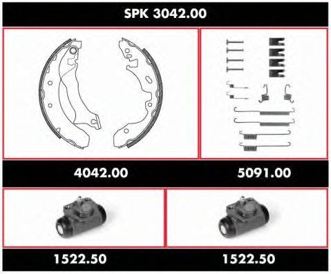 Комплект тормозов, барабанный тормозной механизм REMSA SPK 3042.00