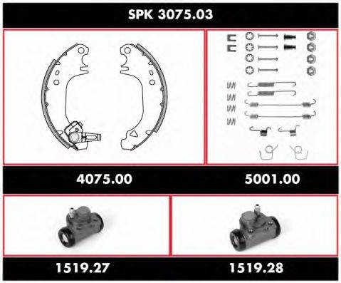 Комплект тормозов, барабанный тормозной механизм REMSA SPK307503